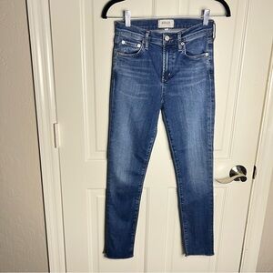 AGOLDE Sophie Raw hem skinny jeans